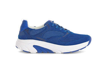 Baskets Rolling Soft bleues en nubuck et textile