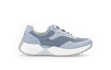 Baskets Rollingsoft bleues en Nubuck et textile