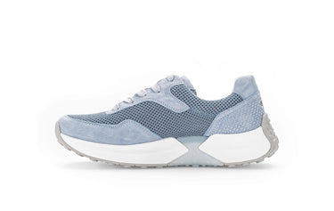 Baskets Rollingsoft bleues en Nubuck et textile