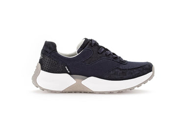 Baskets Rollingsoft bleues en Nubuck et textile