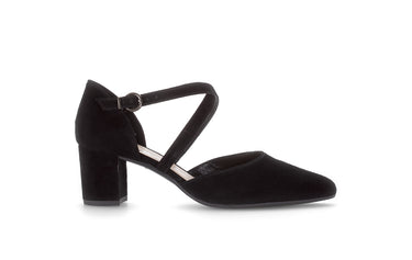Escarpins noirs en cuir
