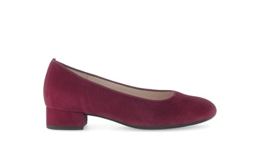 Escarpins rouges en cuir