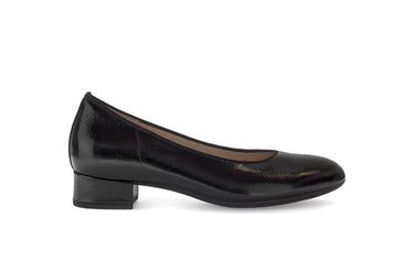 Escarpins noirs en cuir verni