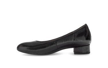 Escarpins noirs en cuir verni