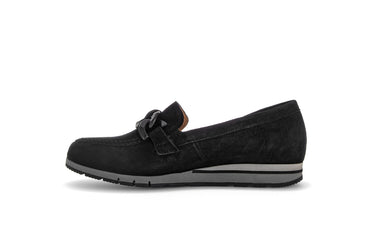 Ballerines noires en cuir