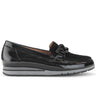 Ballerines noires en cuir vernis