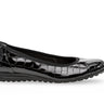 Ballerines noires en cuir vernis