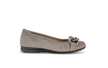 Ballerines marron en cuir