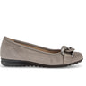 Ballerines marron en cuir