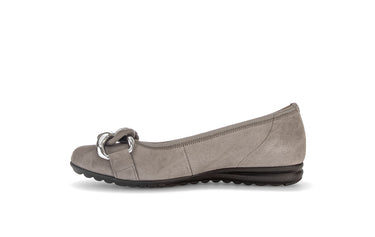 Ballerines marron en cuir