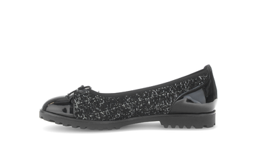 Ballerines noires en synthétique