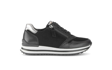 Baskets noires en cuir