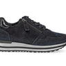 Baskets bleues en cuir