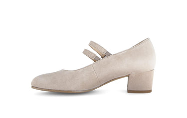 Escarpins beige en nubuck