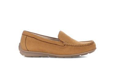 Mocassins marron en velours