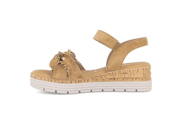 Sandales beige en nubuck