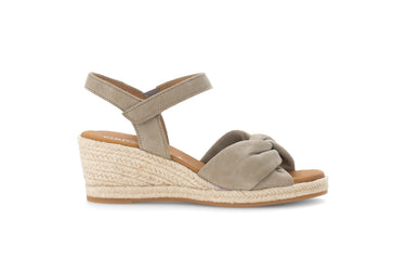 Sandales beiges en nubuck
