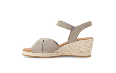 Sandales beiges en nubuck