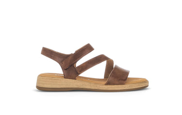 Sandales marron en cuir