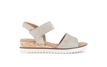 Sandales vertes en cuir