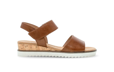 Sandales marron en cuir