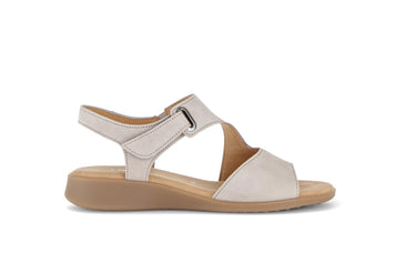 Sandales beiges en nubuck