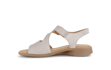 Sandales beiges en nubuck