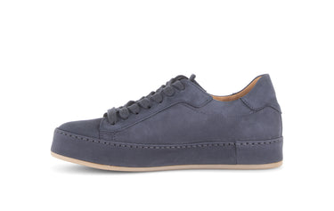 Baskets bleues en velours
