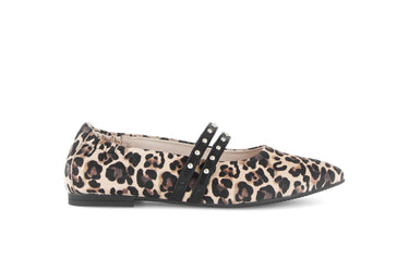 Ballerines beiges en velours