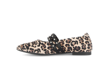 Ballerines beiges en velours