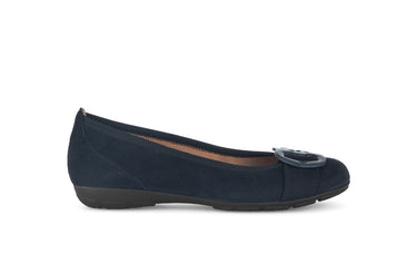 Ballerines bleues en velours