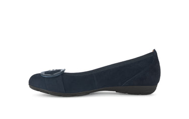 Ballerines bleues en velours