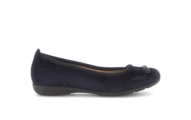 Ballerines bleues en cuir