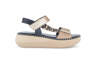 Sandales beiges en cuir