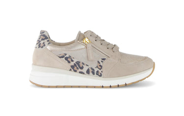 Baskets beiges en nubuck (adaptées Hallux Valgus)