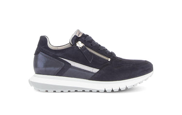 Baskets bleu marine en nubuck