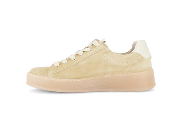 Baskets jaunes en cuir