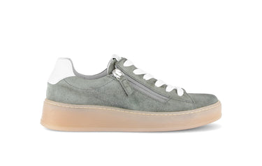Baskets vert d’eau en nubuck