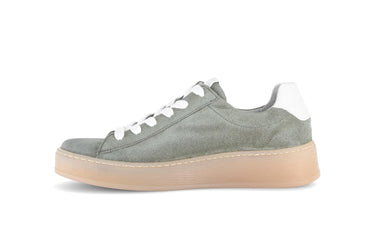 Baskets vert d’eau en nubuck