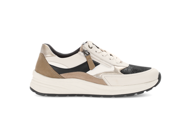Basket en cuir et textile (adaptée Hallux Valgus)