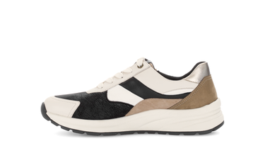 Basket en cuir et textile (adaptée Hallux Valgus)