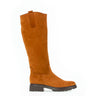 Bottes marron en nubuck