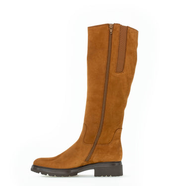 Bottes marron en nubuck