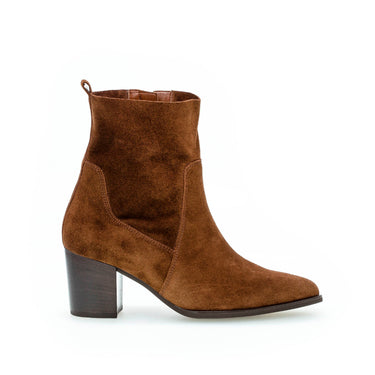 Bottines marron en velours
