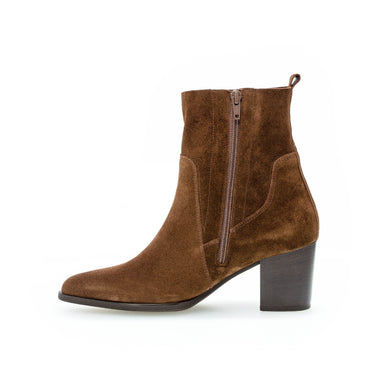Bottines marron en velours
