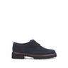 Derbies marine en cuir