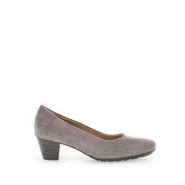 Escarpins taupe en cuir