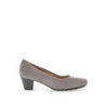 Escarpins taupe en cuir