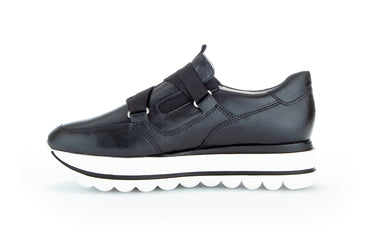 Baskets noires en cuir