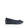 Ballerines noires en cuir
